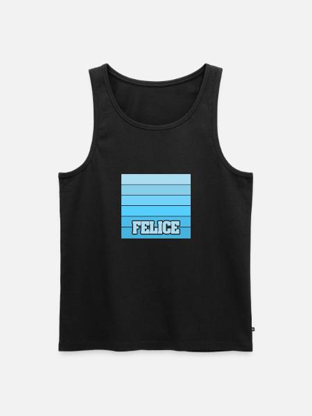 Gift for Felice - Men's Premium Organic Tank Top - black