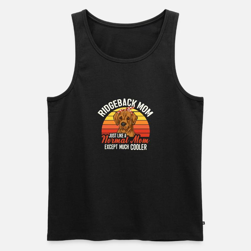 Rhodesian Ridgeback Hund - Männer Premium Bio Tank Top - Schwarz