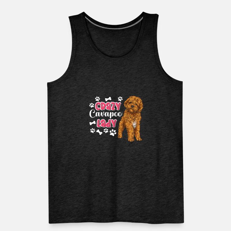 Cavapoo Cavoodle Capoodle Chien Débardeur bio Premium Homme