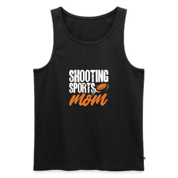 Trapschießen Skeet Tontaubenschießen - Männer Premium Bio Tank Top - Schwarz - Vorne - Michal (187cm)