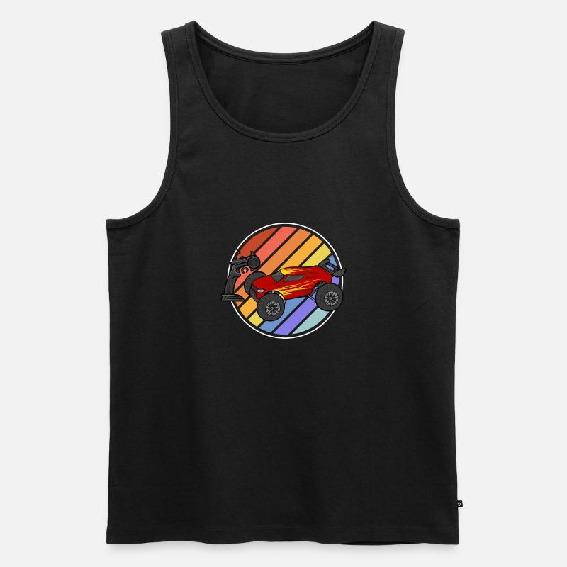 RC Car Ferngesteuertes Auto - Männer Premium Bio Tank Top - Schwarz