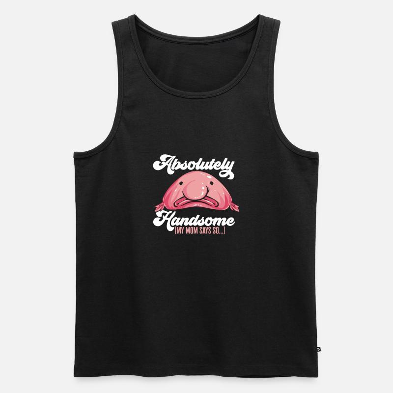 Blobfisch - Männer Premium Bio Tank Top - Schwarz