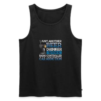 RC Auto Hobby Spruch Ferngestuertes Auto - Männer Premium Bio Tank Top - Schwarz - Vorne - Michal (187cm)