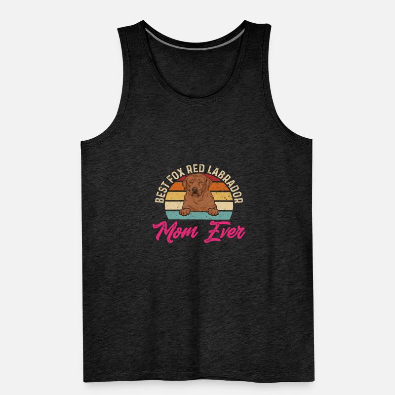 Foxred Labrador Fox Red Labrador Retriever Men's Premium Organic Tank Top