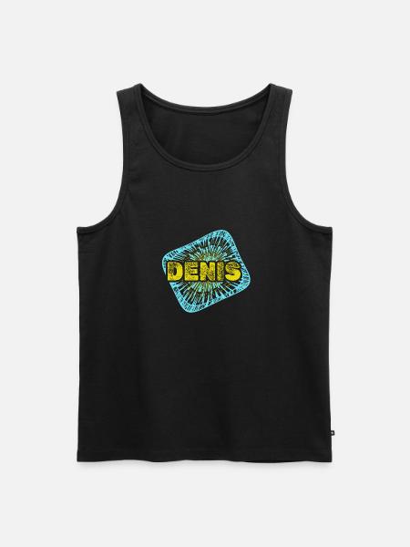 Leisure Denis - Men's Premium Organic Tank Top - black