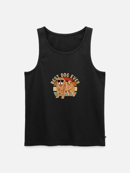 Chow Chow Dog - Men's Premium Organic Tank Top - black