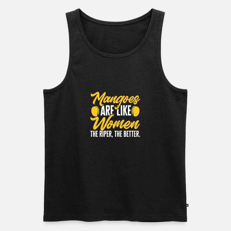 Mango Fruit Mango - Men's Premium Organic Tank Top - black