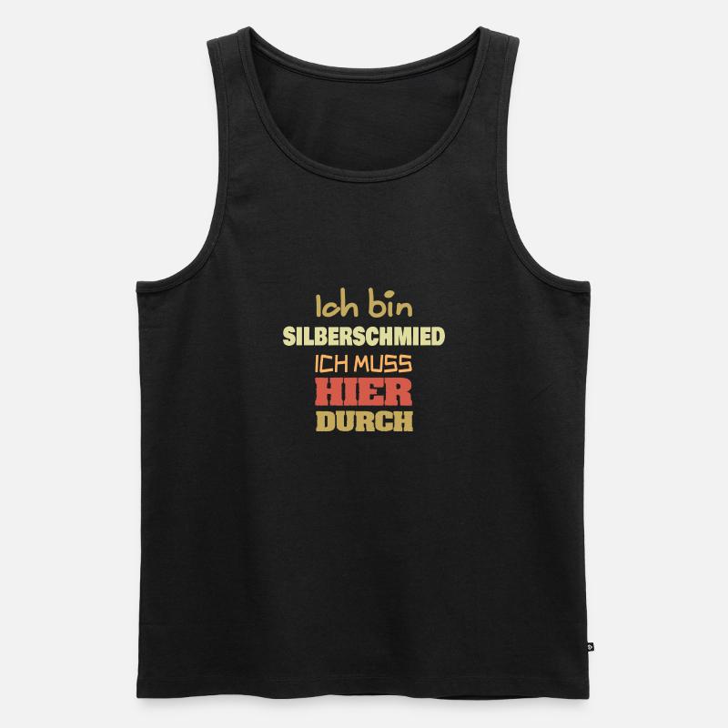 Beruf Silberschmied - Männer Premium Bio Tank Top - Schwarz