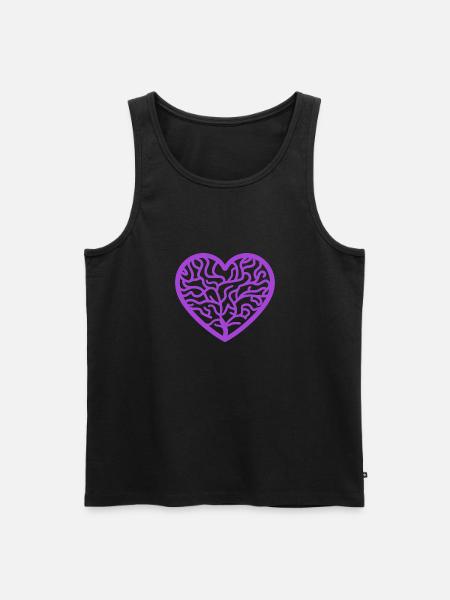 Alzheimer's Awareness - Men's Premium Organic Tank Top - black