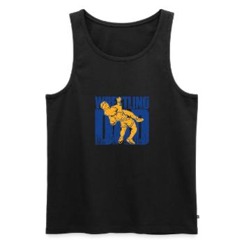 Ringen Wrestler Suplex Kampfsport Wrestling - Männer Premium Bio Tank Top - Schwarz - Vorne - AI Model Male 178 light (178cm)
