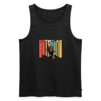 Greifvogel Rotmilan Vogel Beobachten Wald - Männer Premium Bio Tank Top - Schwarz - Vorne - AI Model Male 178 light (178cm)