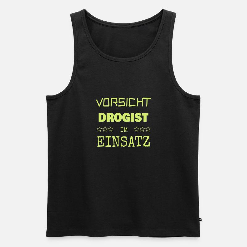 Drogist - Männer Premium Bio Tank Top - Schwarz