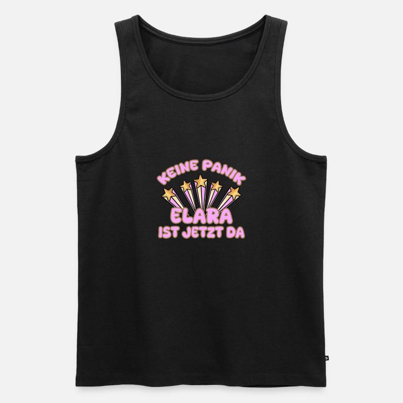 Frauenname - Männer Premium Bio Tank Top - Schwarz