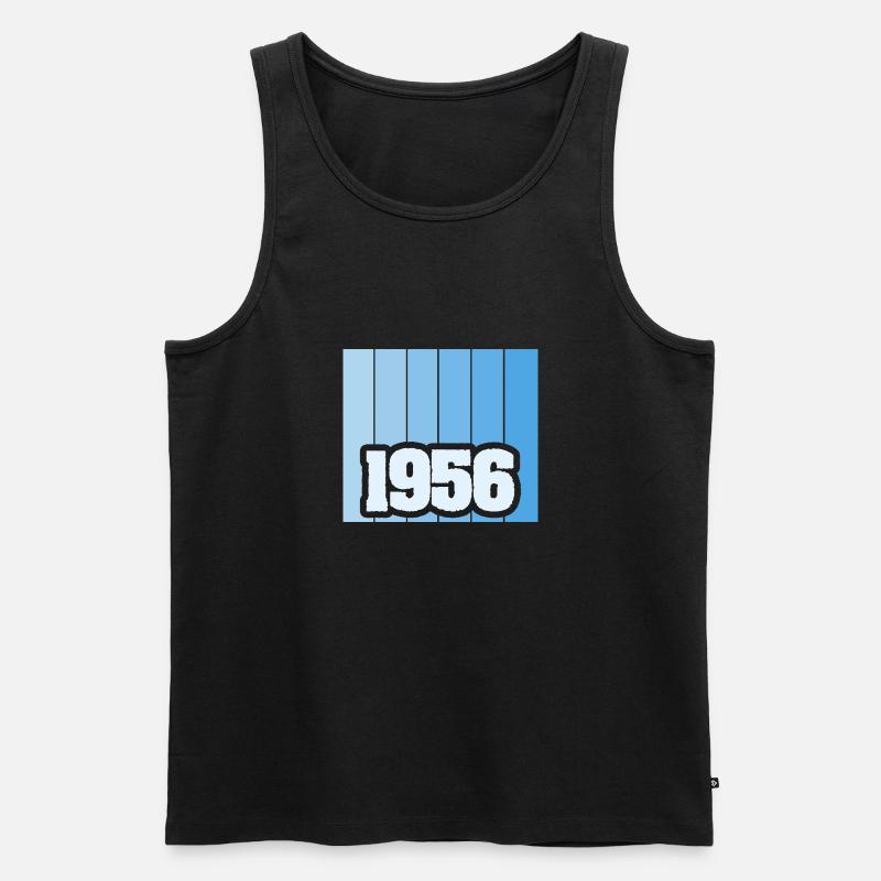 1956 - Männer Premium Bio Tank Top - Schwarz