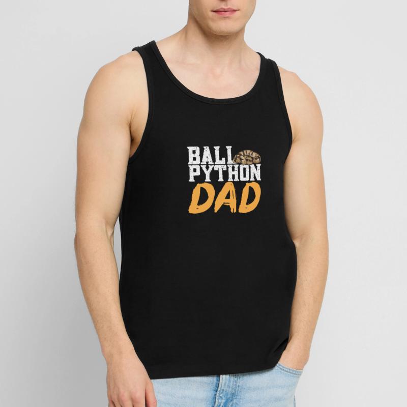 Ball Python Snake King Python Débardeur bio Premium Homme