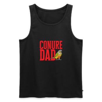 Molina Parakeet Parrot Bird Parakeet - Men's Premium Organic Tank Top - black - Front - Michal (187cm)