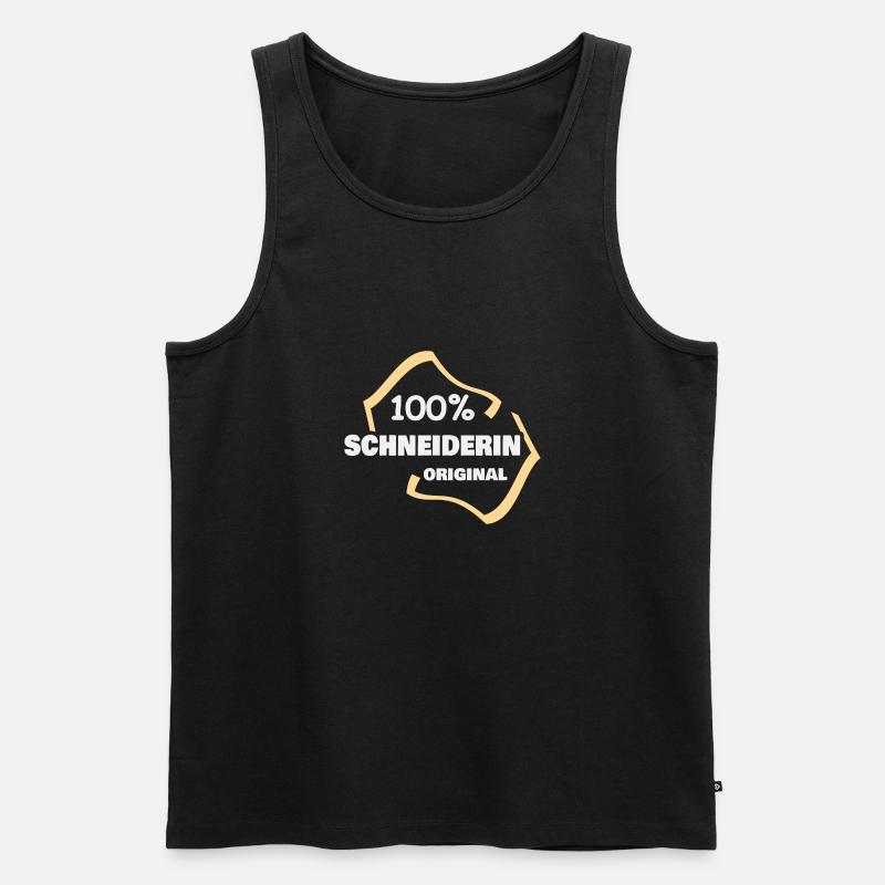 Beruf Schneiderin - Männer Premium Bio Tank Top - Schwarz