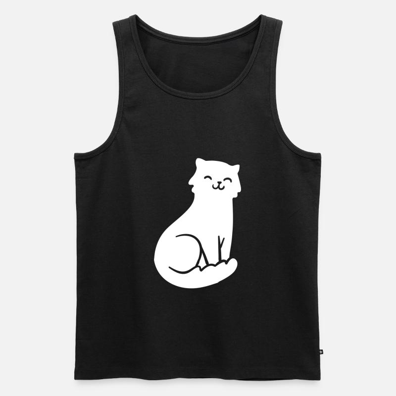 Cat Cats - Men's Premium Organic Tank Top - black