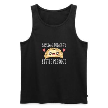Pierogi polonais - Débardeur bio Premium Homme - noir - Devant - Michal (187cm)