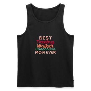 Treeing Walker Coonhound - Männer Premium Bio Tank Top - Schwarz - Vorne - AI Model Male 178 light (178cm)