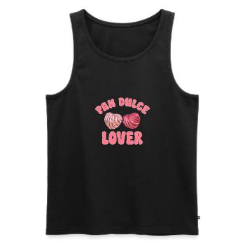 Concha Hispanic Mexikanisch Pan Dulce - Männer Premium Bio Tank Top - Schwarz - Vorne - Michal (187cm)