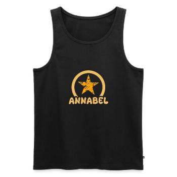 Geschenk für Annabel - Männer Premium Bio Tank Top - Schwarz - Vorne - AI Model Male 178 light (178cm)
