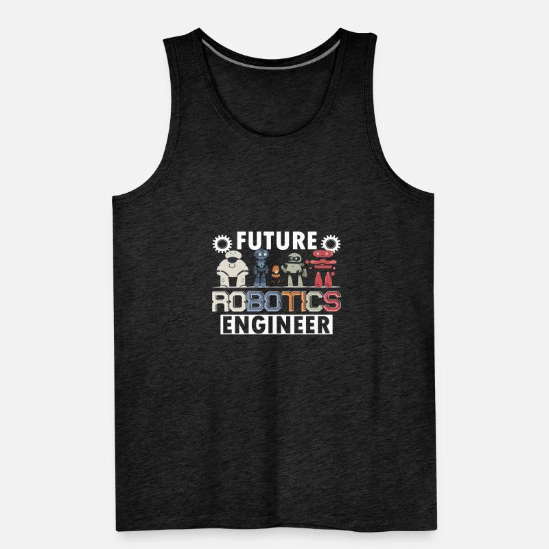 Droid Builder Build Robot School Future Robotics E Männer Premium Bio Tank Top
