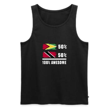 Guyana Flag Guyanese Guyana - Men's Premium Organic Tank Top - black - Front - Michal (187cm)
