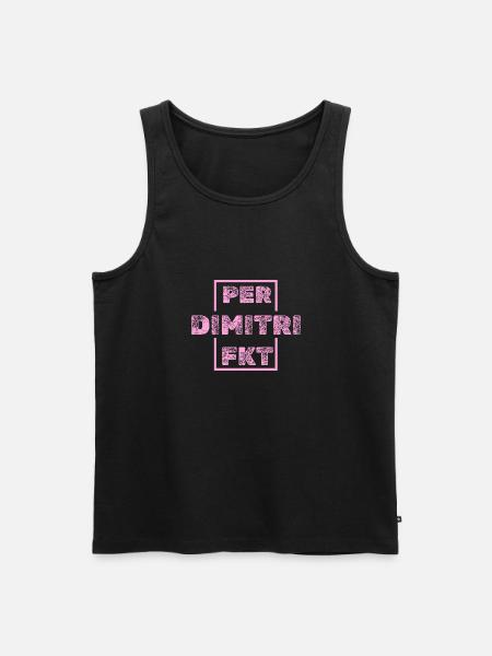 Dimitri - Männer Premium Bio Tank Top - Schwarz