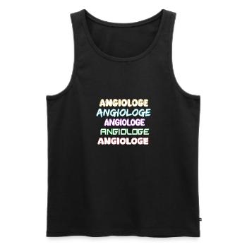 Angiologe als Job - Männer Premium Bio Tank Top - Schwarz - Vorne - Michal (187cm)