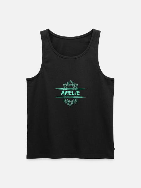 Amelie Amelie - Men's Premium Organic Tank Top - black