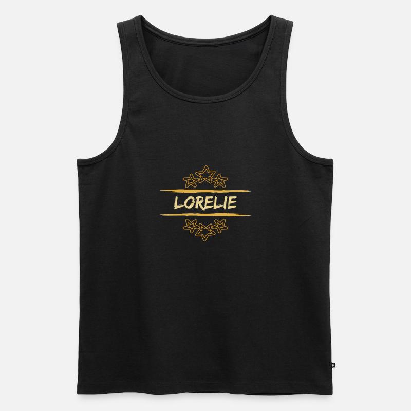Geschenk für Lorelie - Männer Premium Bio Tank Top - Schwarz