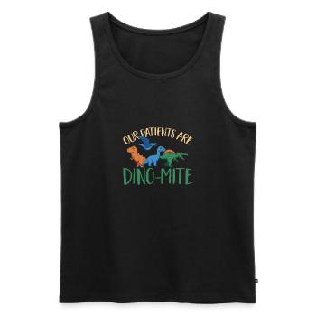 Physiotherapie Kinderphysiotherapeutin - Männer Premium Bio Tank Top - Schwarz - Vorne - Michal (187cm)