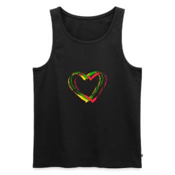 Myanmar Asien Flagge Birma Burmesisch Reise - Männer Premium Bio Tank Top - Schwarz - Vorne - Michal (187cm)