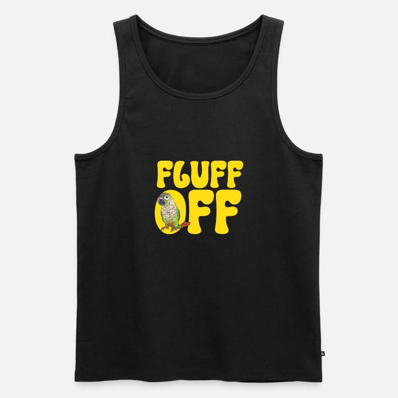 Molinasittich Papagei Vogel Sittich - Männer Premium Bio Tank Top - Schwarz