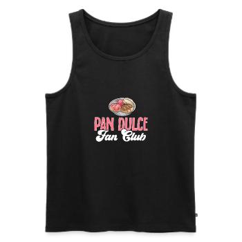 Concha Hispanique Mexicain Pan Dulce - Débardeur bio Premium Homme - noir - Devant - Michal (187cm)