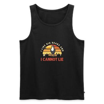 Toucan Bird Rainforest - Men's Premium Organic Tank Top - black - Front - AI Model Male 178 light (178cm)