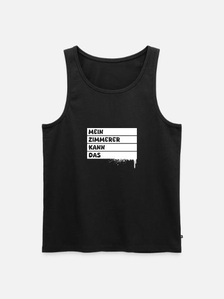 Carpenter - Men's Premium Organic Tank Top - black