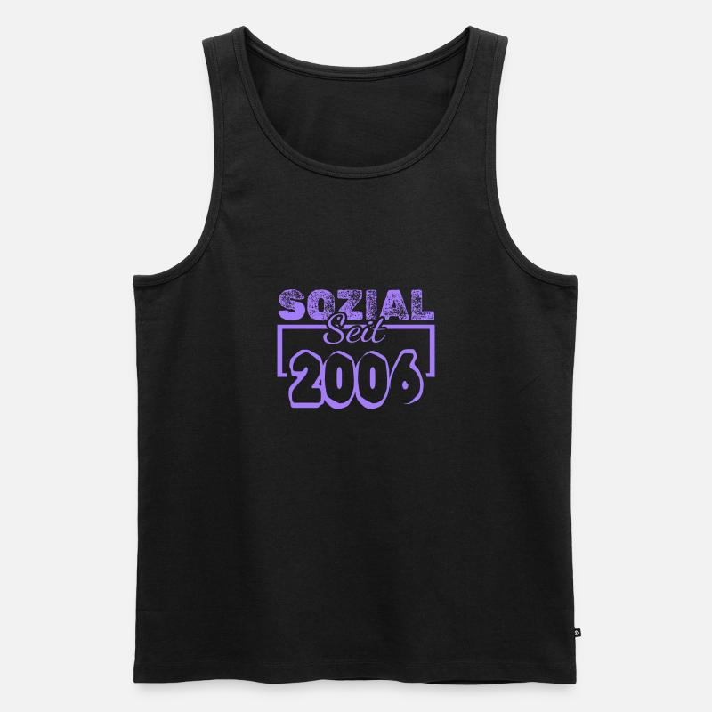 seit 2006 - Männer Premium Bio Tank Top - Schwarz