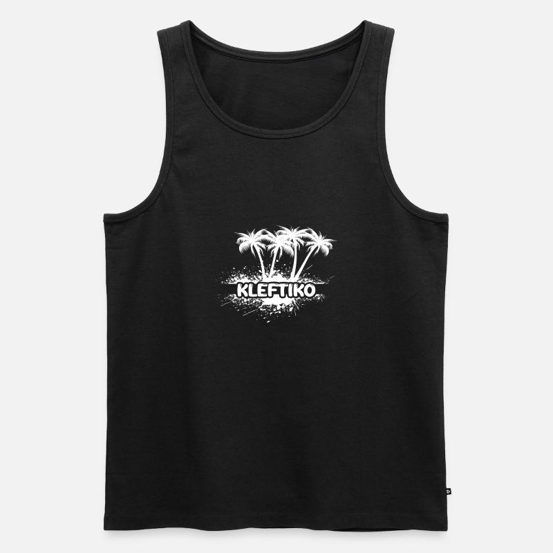 Kleftiko - Männer Premium Bio Tank Top - Schwarz