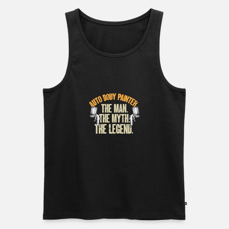 Body Painter Car Painter Painter - Men's Premium Organic Tank Top - black
