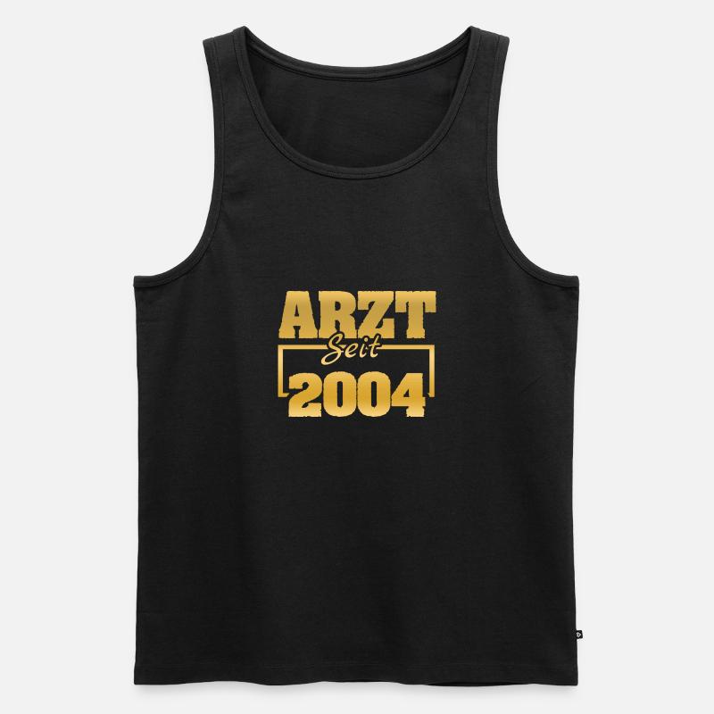 2004 - Männer Premium Bio Tank Top - Schwarz