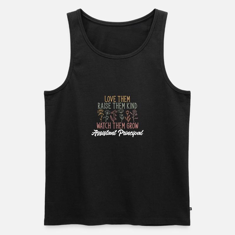 Stellvertretender Schulleiter - Männer Premium Bio Tank Top - Schwarz
