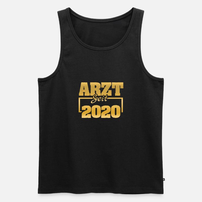 2020 - Männer Premium Bio Tank Top - Schwarz