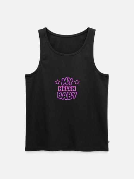 Helen as a first name - Men's Premium Organic Tank Top - black