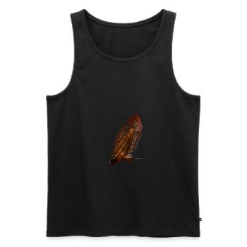 Parosphromenus linkei - Männer Premium Bio Tank Top - Schwarz - Vorne - Michal (187cm)