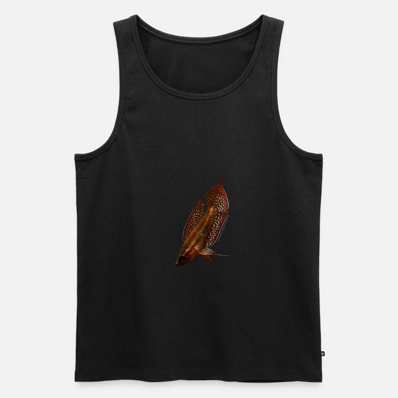 Parosphromenus linkei - Männer Premium Bio Tank Top - Schwarz