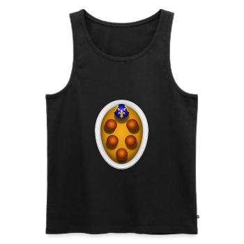 Medici Wappen - Männer Premium Bio Tank Top - Schwarz - Vorne - Michal (187cm)