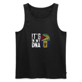 Guyana Flag Guyanese Guyana - Men's Premium Organic Tank Top - black - Front - Michal (187cm)