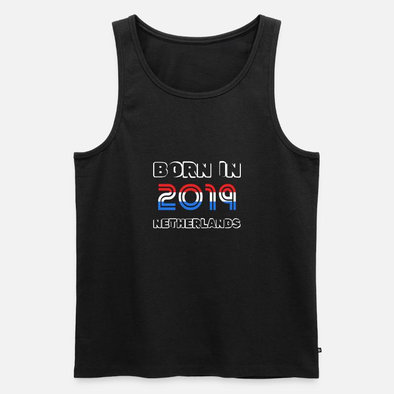 Netherlands 2019 - Männer Premium Bio Tank Top - Schwarz